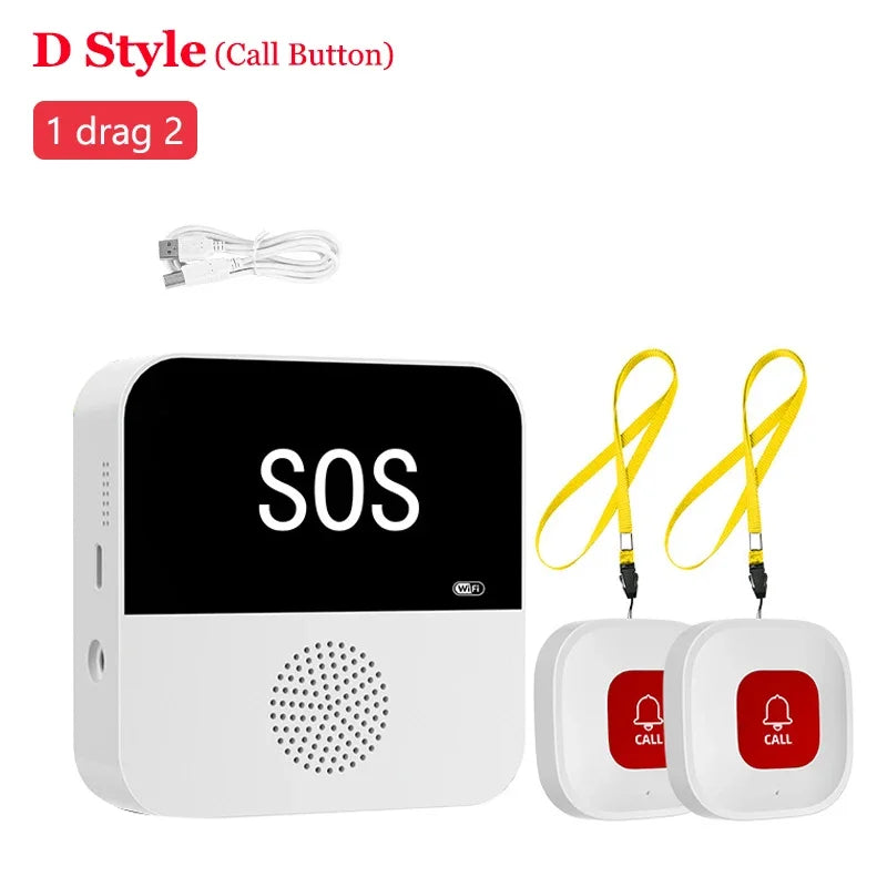 Tuya Smart WiFi Elderly Caregiver Pager SOS Call Button