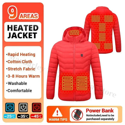 2025 Winter 21 Areas Heating Jacket Unisex