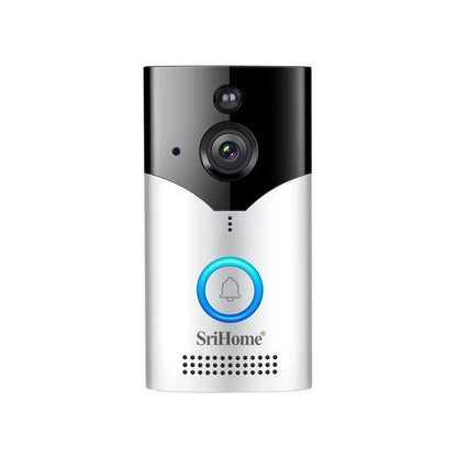 Srihome SH054 5Inch Screen 4MP 1440p Wireless WIFI Doorbell Solar IP Camera Kit Video Door Phone Visual Door Viewer Camera