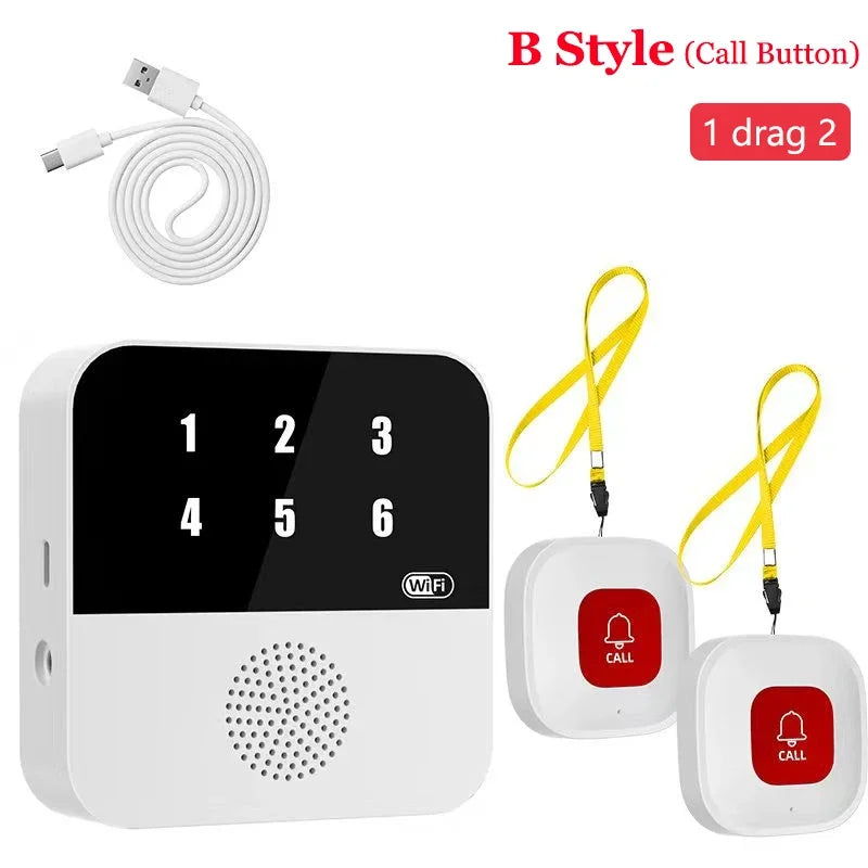Tuya Smart WiFi Elderly Caregiver Pager SOS Call Button