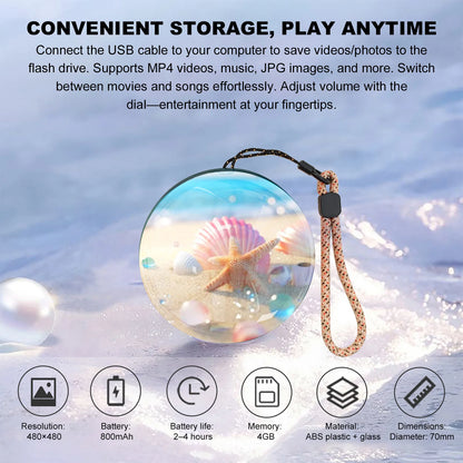 We had to list this gem-2.7 Inch Memory Orb Ball Upload Videos & Photos Digital Display Memory Sphere. Perfect gift for your clients!