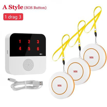 Tuya Smart WiFi Elderly Caregiver Pager SOS Call Button