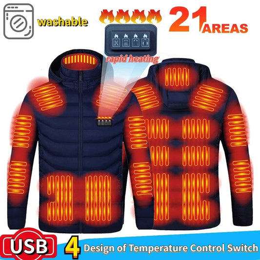 2025 Winter 21 Areas Heating Jacket Unisex