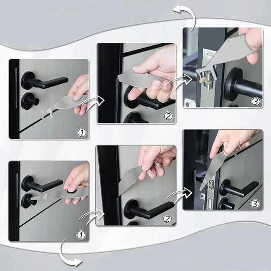 1PCS Multi-Purpose Lever Tool Stainless Steel Durable Pry Bar Hand Tool for Firefighter/Police