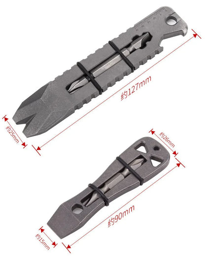 NEW mini Titanium alloy pry bar outdoor EDC multifunctional pry bar