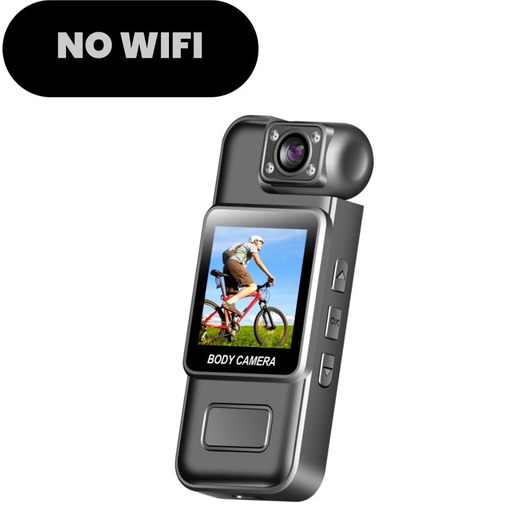 Ultra HD 8K Wifi Camera Digital Video Mini Portable/ Handheld Law Enforcement Recorder 180° Rotatable Lens