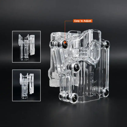 Sitac Megafit Universal Quick Pull  Transparent Right Hand Holster