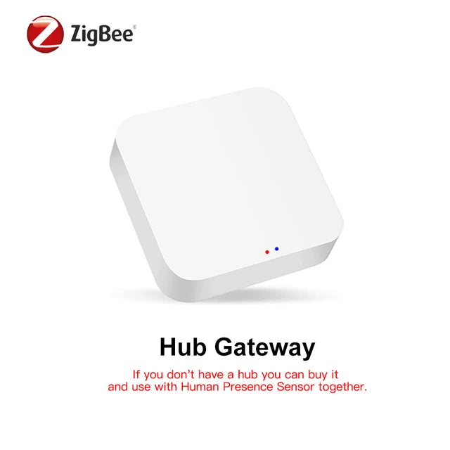 Upgrade Your Home Security with ZigBee MmWave Radar Human Presence Motion Sensor - Smart Illuminance & Distance Detection for Tuya Home Automation