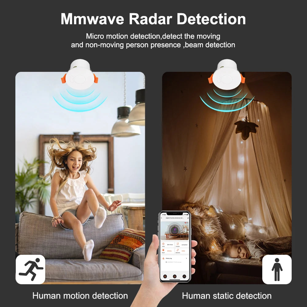 Upgrade Your Home Security with ZigBee MmWave Radar Human Presence Mot ...
