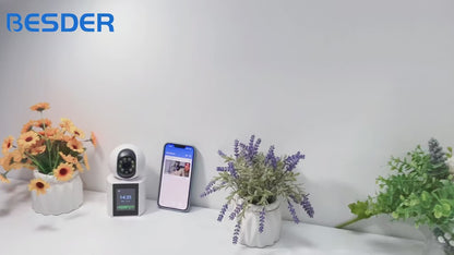 3MP PTZ Wifi Camera Video Call with 2.8 Inch Screen